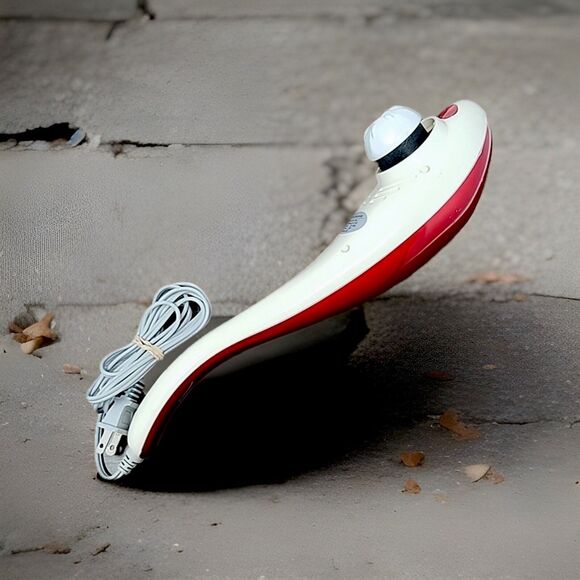 Osaki OS-106A Massage Wand Handheld 3 Speed Percussion Massager Red White Tested - Picture 12 of 12